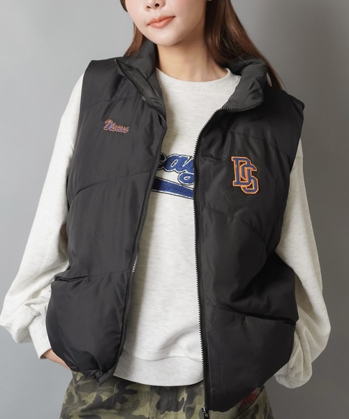 セール】【DISCUS/ディスカス】フェイクダウンベスト/2サイズ展開/全5