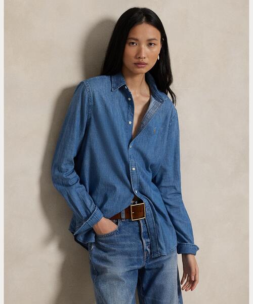クラシック フィット デニム シャツ（シャツ/ブラウス）｜POLO RALPH