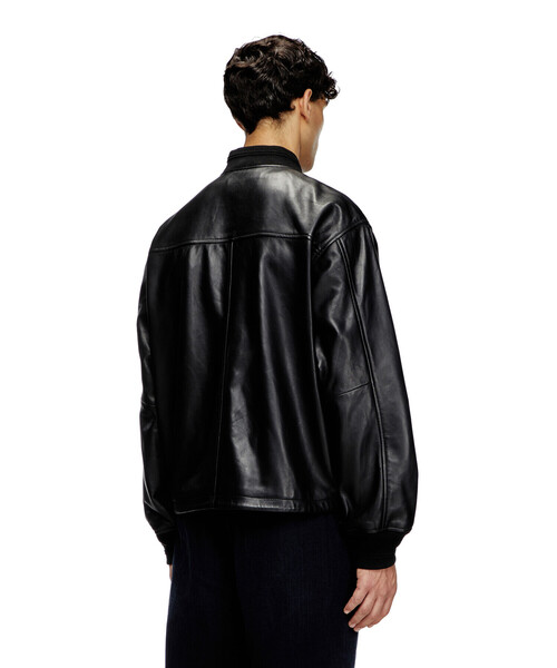 セール】メンズ レザージャケット L-KHAT（ブルゾン）｜DIESEL