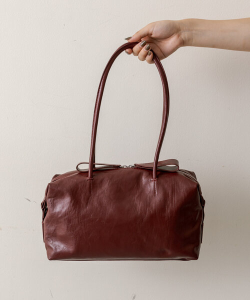 セール】《本革/380g》ロングハンドルボストンバッグ（ボストンバッグ