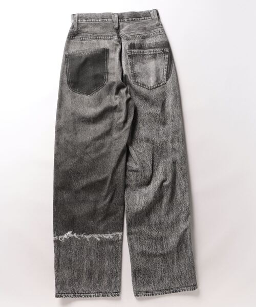 Ameri（アメリ）の「TROMPE L′OEIL DENIM PANTS（デニムパンツ）」 - WEAR