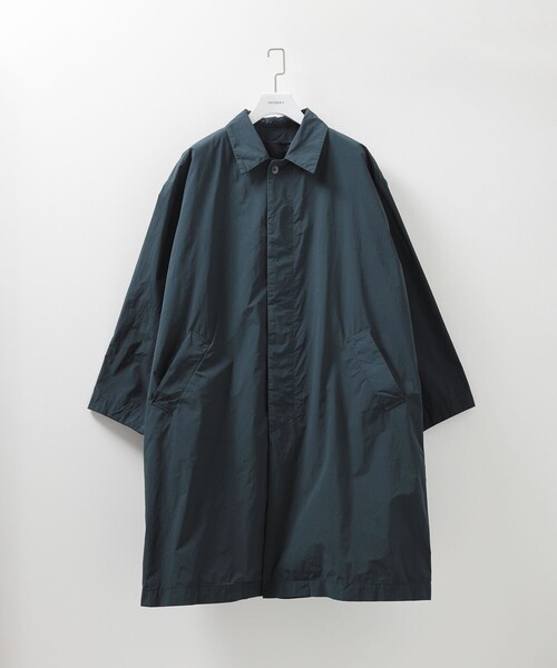 ATON/エイトン】AIR VENTILE BALMACAAN COAT（チェスターコート