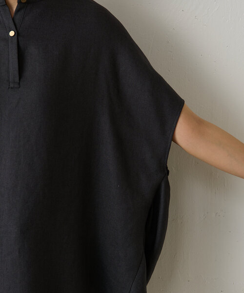 BEARDSLEY（ビアズリー）の「麻調合繊ボリュームブラウス（シャツ