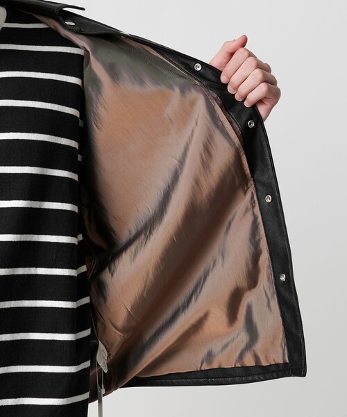 MONKEY TIME（モンキータイム）の「レザーライク CPO シャツ（シャツ