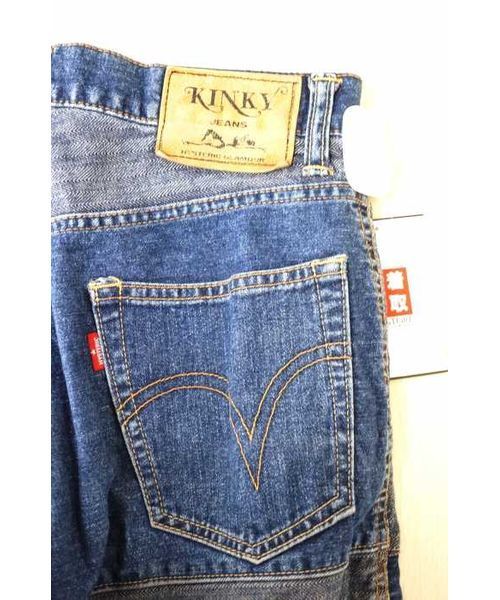 ブランド古着】KINKY JEANS デニムパンツ パッチワーク 切替デザイン