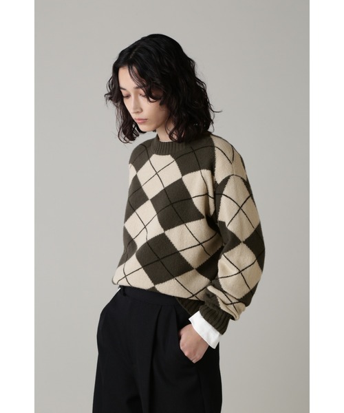 MARGARET HOWELL（マーガレットハウエル）の「MERINO CASHMERE ARGYLE