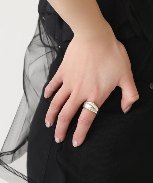 SAMH by LILAS】Vカーブワイドリング SV（リング）｜Lilas（リラ）の