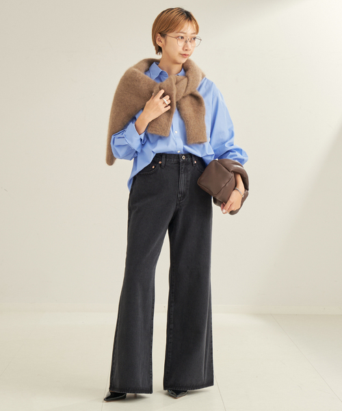 plage（プラージュ）の「DENIM SEMI FLARED パンツ（スラックス）」 - WEAR