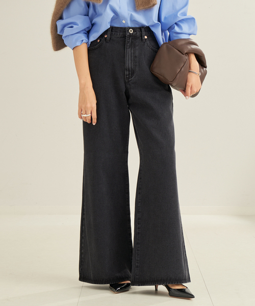 plage（プラージュ）の「DENIM SEMI FLARED パンツ（スラックス）」 - WEAR