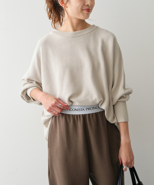 Spick & Span（スピックアンドスパン）の「バルキーヤーン ドルマン