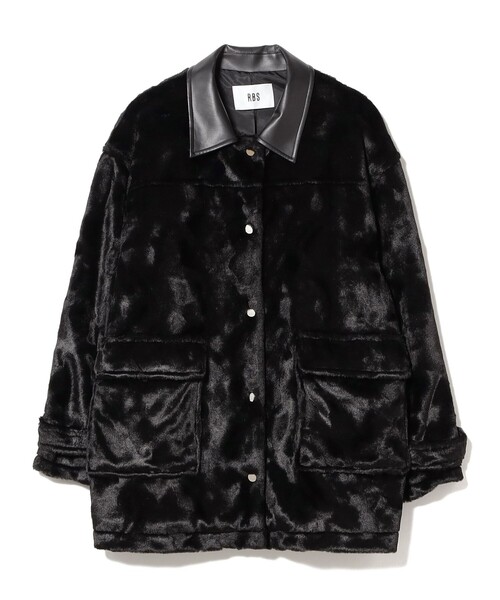 セール】RBS / フェイクファー ステンカラー コート（ステンカラー