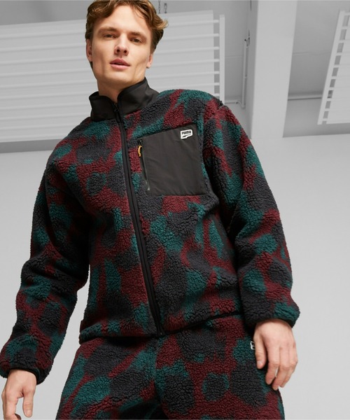 セール】PUMA プーマ メンズ DOWNTOWN AOP シェルパ ジャケット