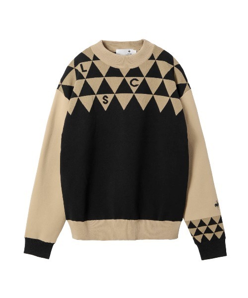 セール】【le coq sportif GOLF】裏地付き防風モックネックセーター