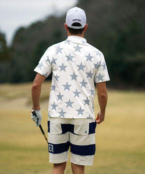 DIVINER GOLF（ディバイナー ゴルフ）の「【DIVINER GOLF】星総柄半袖