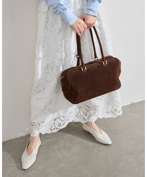 追加》Manuel MILANO/マニュエルミラノ SUEDE BOSTON スエードボストン