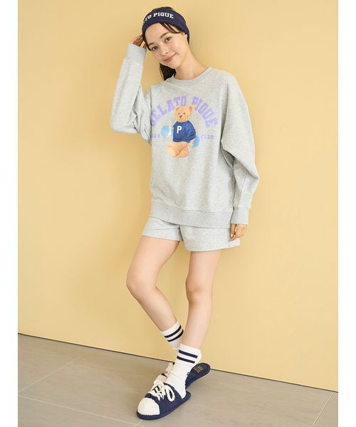 セール】【ONLINE限定】スポーティーベア裏毛プルオーバー＆裏毛