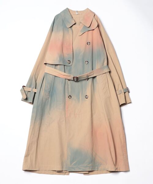 YOKE（ヨーク）の「YOKE/ヨーク/Spray Printed Trench Coat（トレンチ
