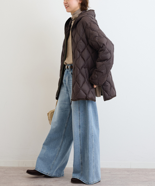 別注【TAION / タイオン】 フードダウンコート（ダウンジャケット