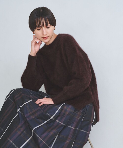 フォックスカシミヤ クルーネック ニット（ニット/セーター）｜UNITED