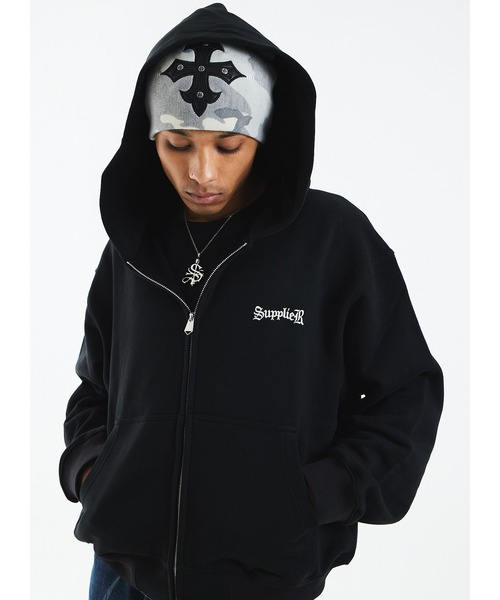 ジップフーディ｜Cross Zip Hoodie V2｜SUPPLIER（パーカー