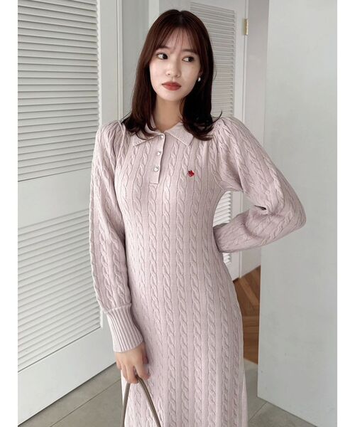 POLO BCS コラボ】ケーブルポロニットワンピース（ワンピース）｜POLO