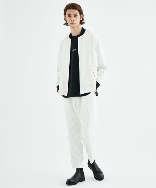 CULLNI（クルニ）の「STUDIOUS別注 LAYERED STRIPE MA-1（ミリタリー