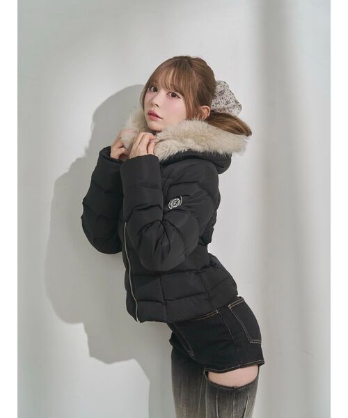 EATME（イートミー）の「キルティングラインダウンブルゾン（ダウン