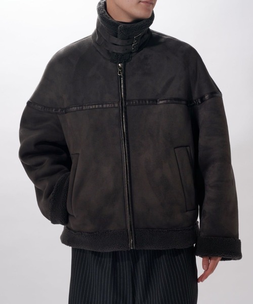 Lui's（ルイス）の「フェイクムートンブルゾン（ブルゾン）」 - WEAR