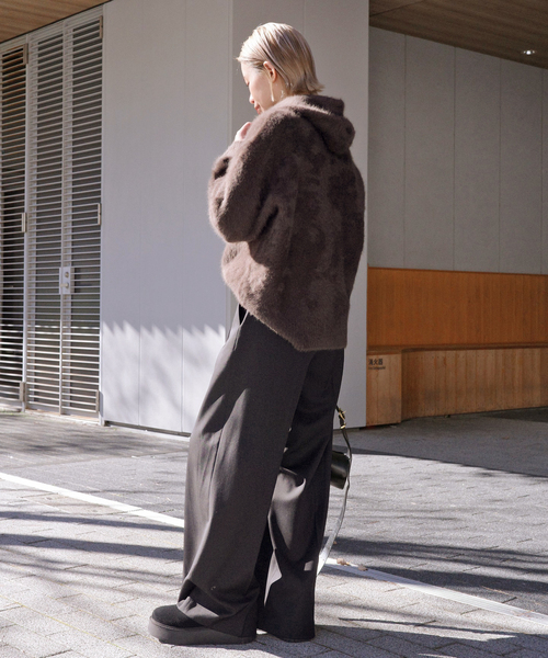 AP STUDIO（エーピーストゥディオ）の「フォックスカシミヤフーディ