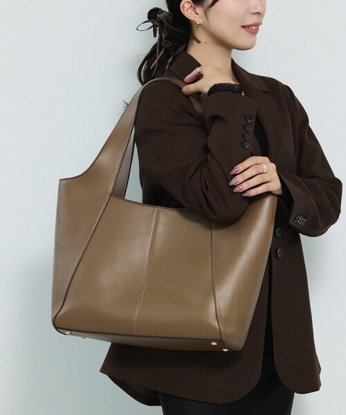 kariさんコラボ】ポーチ付き多機能オープントート/A4/通勤/16インチPC