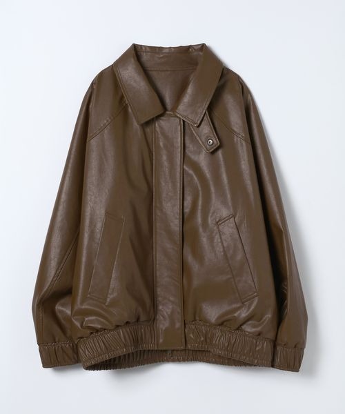 セール】ヴィンテージレザーブルゾン/640179（ブルゾン）｜JEANASIS