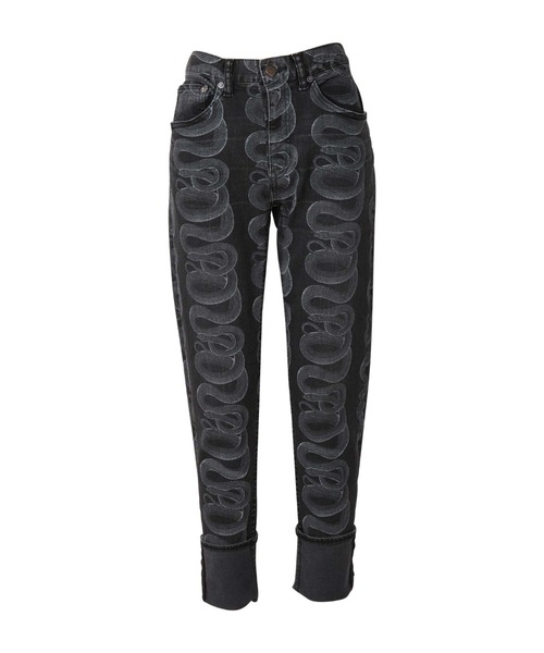 HYSTERIC GLAMOUR（ヒステリックグラマー）の「SNAKE LOOP柄 スキニー