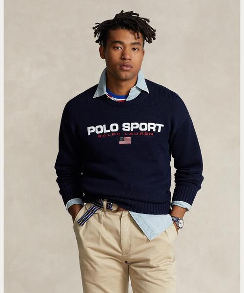 Polo Sport ビッグ フィット コットン セーター（ニット/セーター