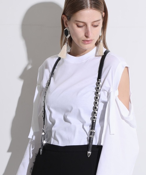 TOGA PULLA(トーガプルラ)】コンチョサスペンダー TOGA PULLA