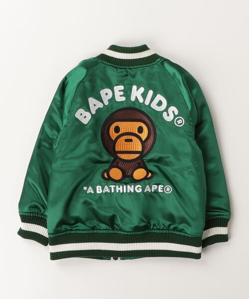 BABY MILO EMBROIDERY JACKET（スタジャン）｜A BATHING APE（ア