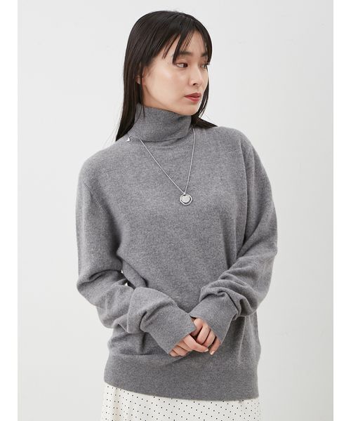 セール】ウール100％ベーシックタートルネックニット（ニット/セーター
