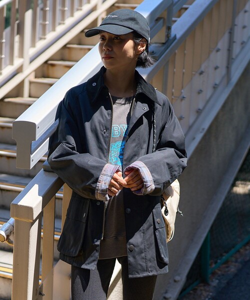 Barbour × FREAK'S STORE/バブアー 別注 BEDALE OS SLEAVE/別注