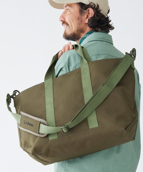 ハンターズ・トート・バッグ、ジップ・トップ ショルダー・ストラップ