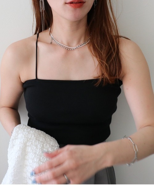 カップ付ベアキャミ（キャミソール）｜zena（ジェナ）のファッション