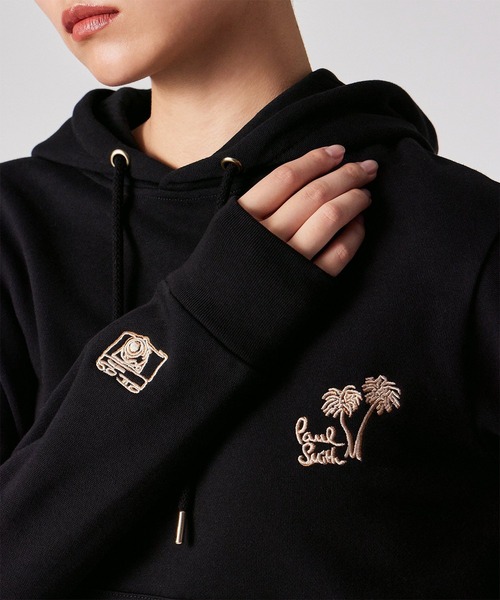 ウィメンズ エンブロイダリー デザイン パーカ / 165102 J267