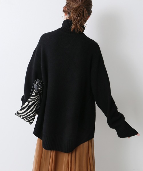 FRAMeWORK（フレームワーク）の「ウールカシミヤタートルロングプル