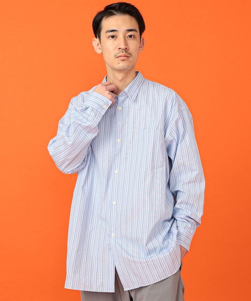 BEAMS（ビームス）の「BEAMS / ビッグ ストライプ シャツ（シャツ