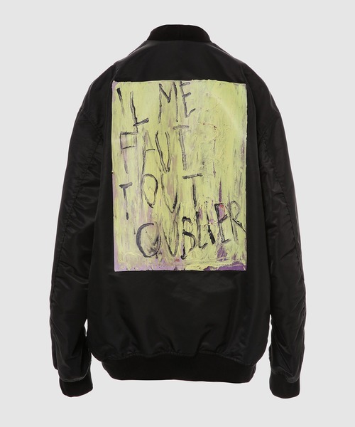 RAF SIMONS（ラフシモンズ）の「Bomber cardigan with print（ブルゾン