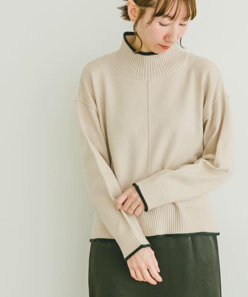 セール】ハイショクハイネックニット（ニット/セーター）｜ITEMS