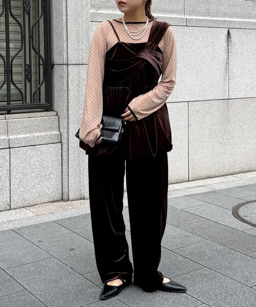 セール】【WEB限定】3点セットベロアセットアップ（ワンピース）｜CPCM