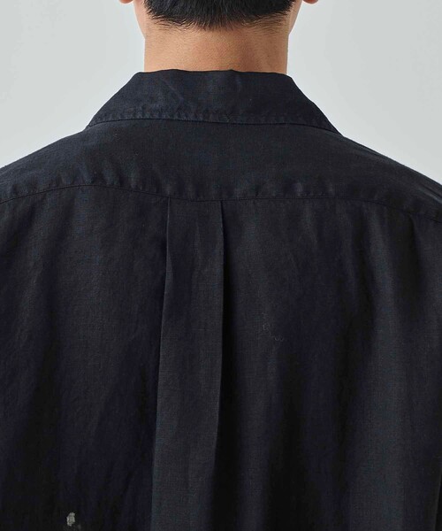 markaware（マーカウェア）の「HEMP SHIRTING OPEN COLLAR SHIRT L/S
