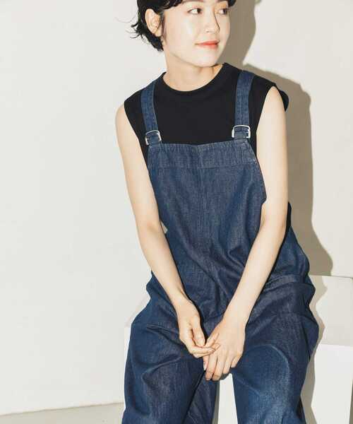 かぐれ（カグレ）の「デニムサロペット（サロペット/オーバーオール