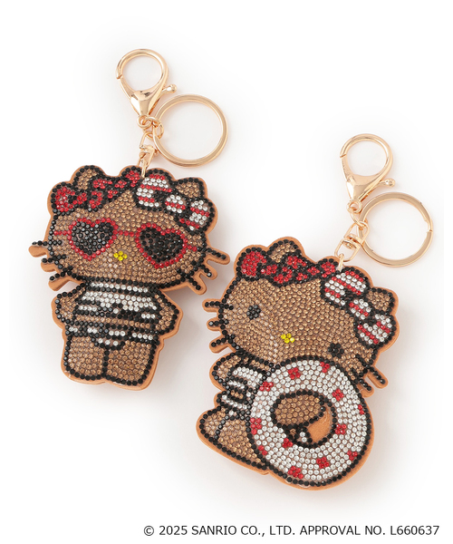 セール】【ハローキティ】日焼け キラキラキーチャーム（その他小物