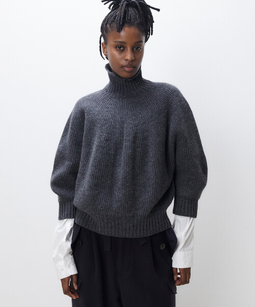 UNFIL（アンフィル）の「unfil | ウール リブハイネックニット WOMEN