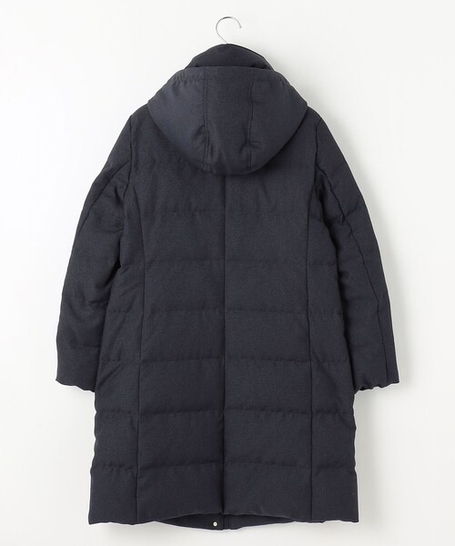 J.PRESS（ジェイプレス）の「千鳥&グレンチェック ロング ダウン